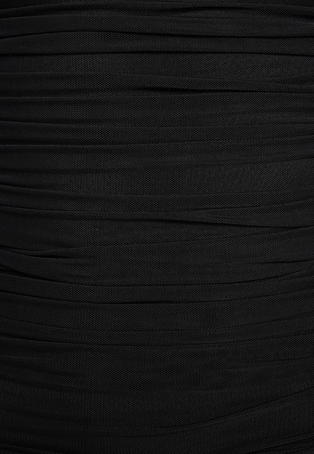 TASHA MESH DRESS in colour CAVIAR