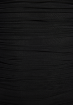 TASHA MESH DRESS in colour CAVIAR