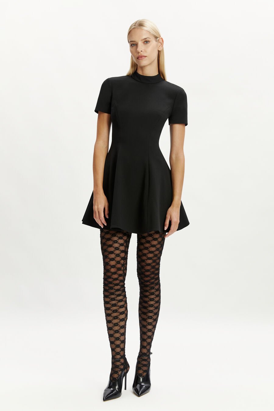 Zephyra Collar Mini Dress