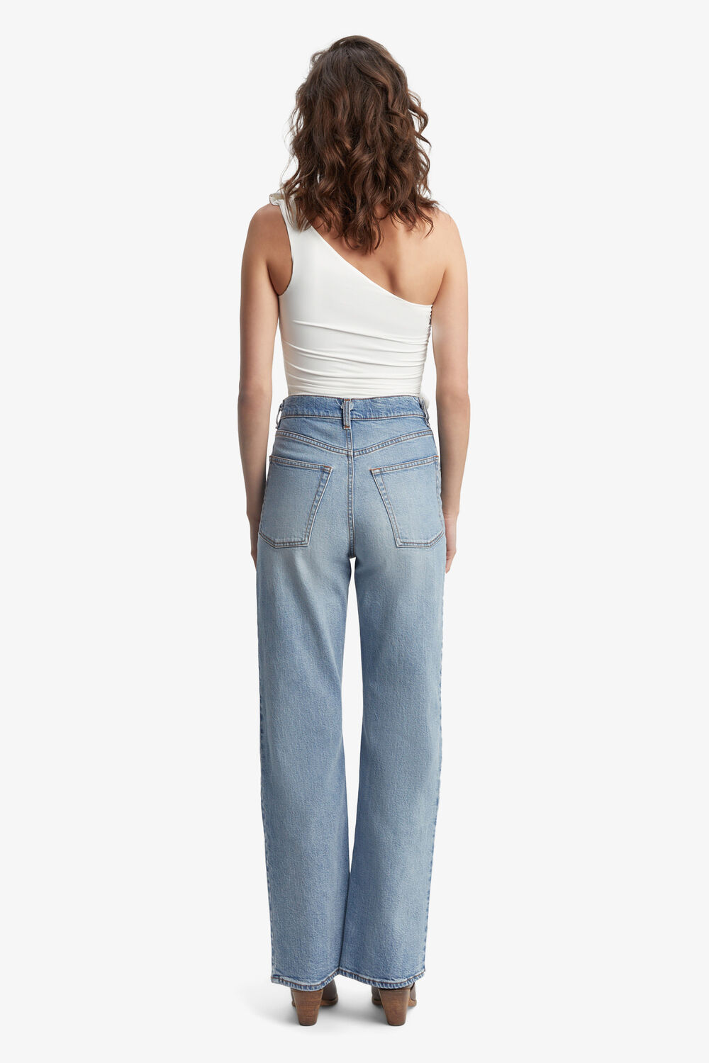 LILITA RUCHED BODYSUIT in colour BRIGHT WHITE