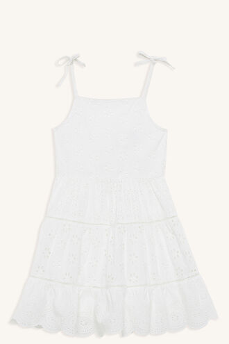 LULU DRESS in colour BRIGHT WHITE