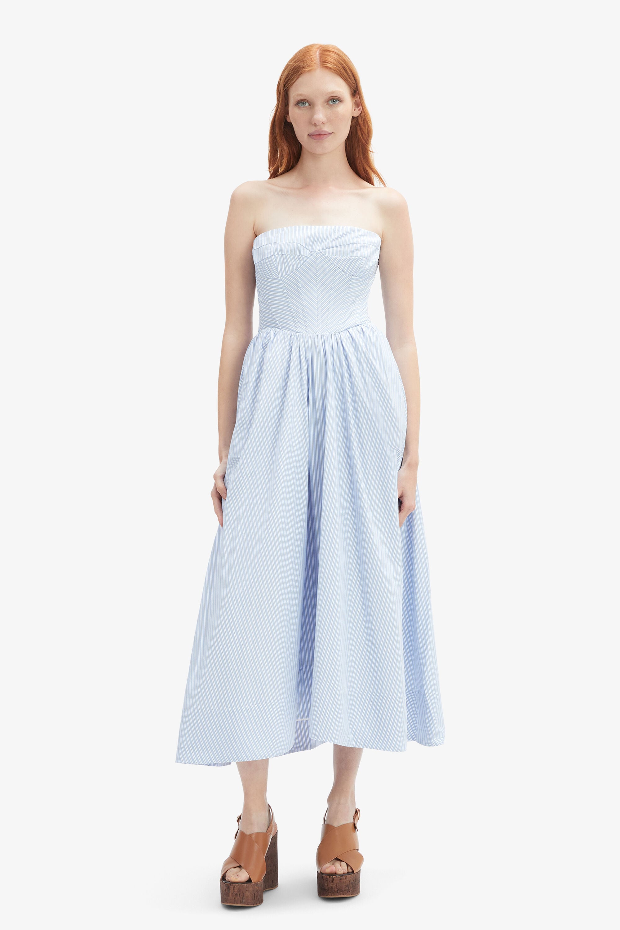 bardot lola corset midi dresses LOLA CORSET MIDI DRESS