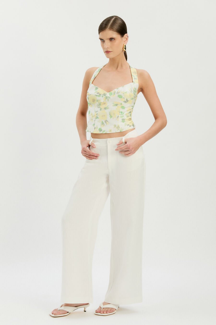 Deserae Halter Neck Top