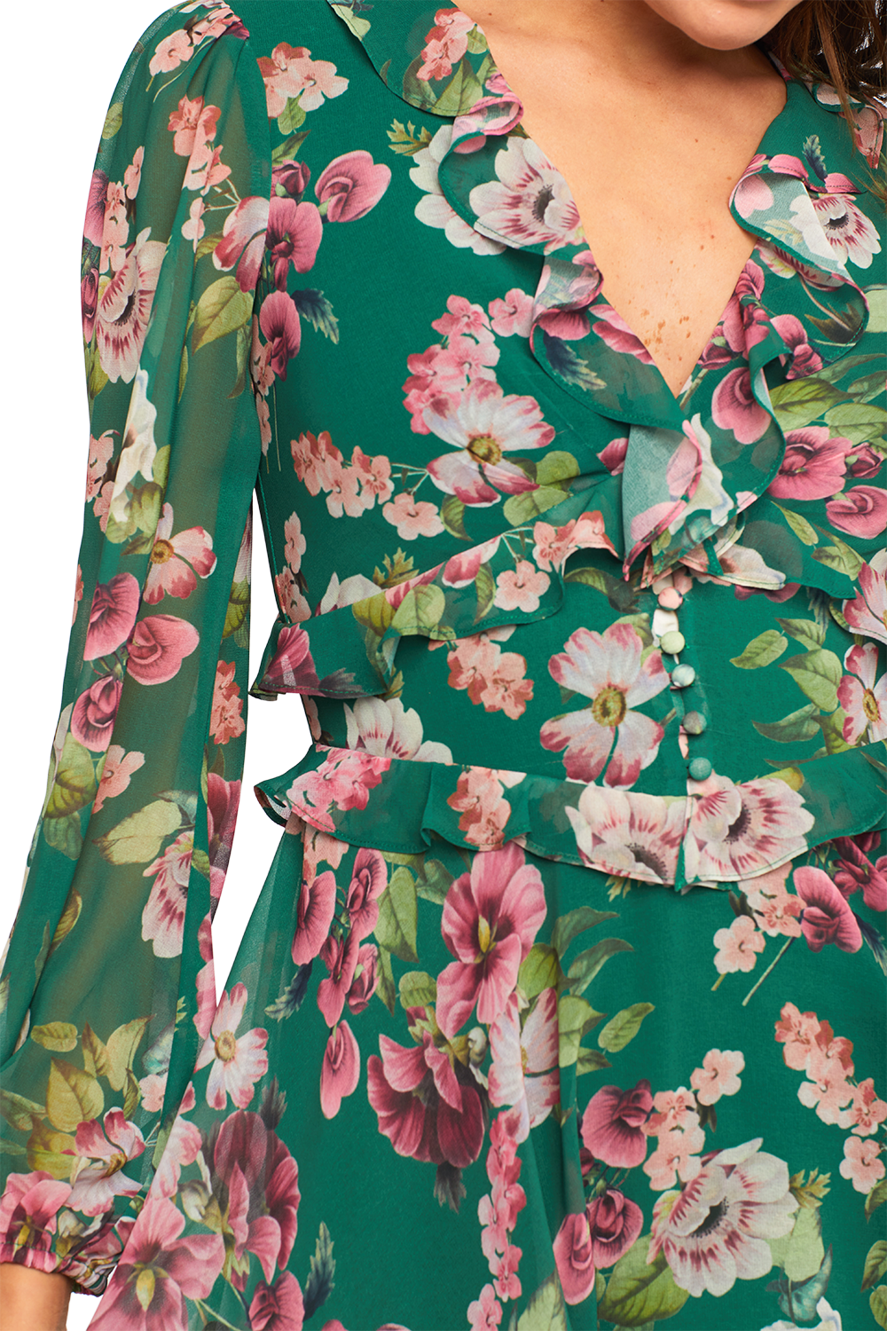 BAMBI FLORAL DRESS in colour AMAZON