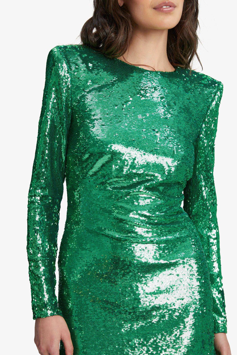 ALESSIA SEQUIN MINI DRESS in colour BOSPHORUS