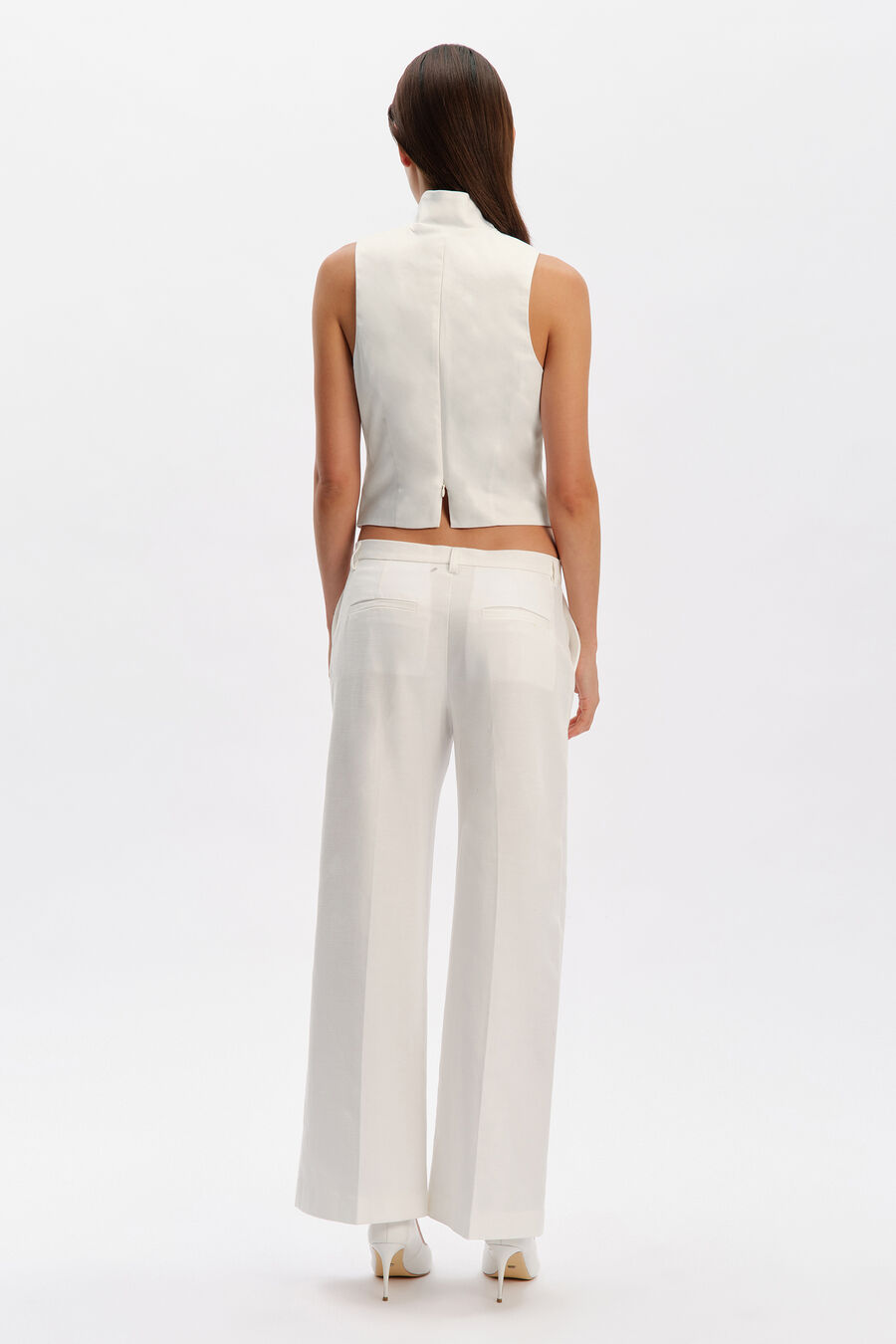 Esma Button Front Cotton Top