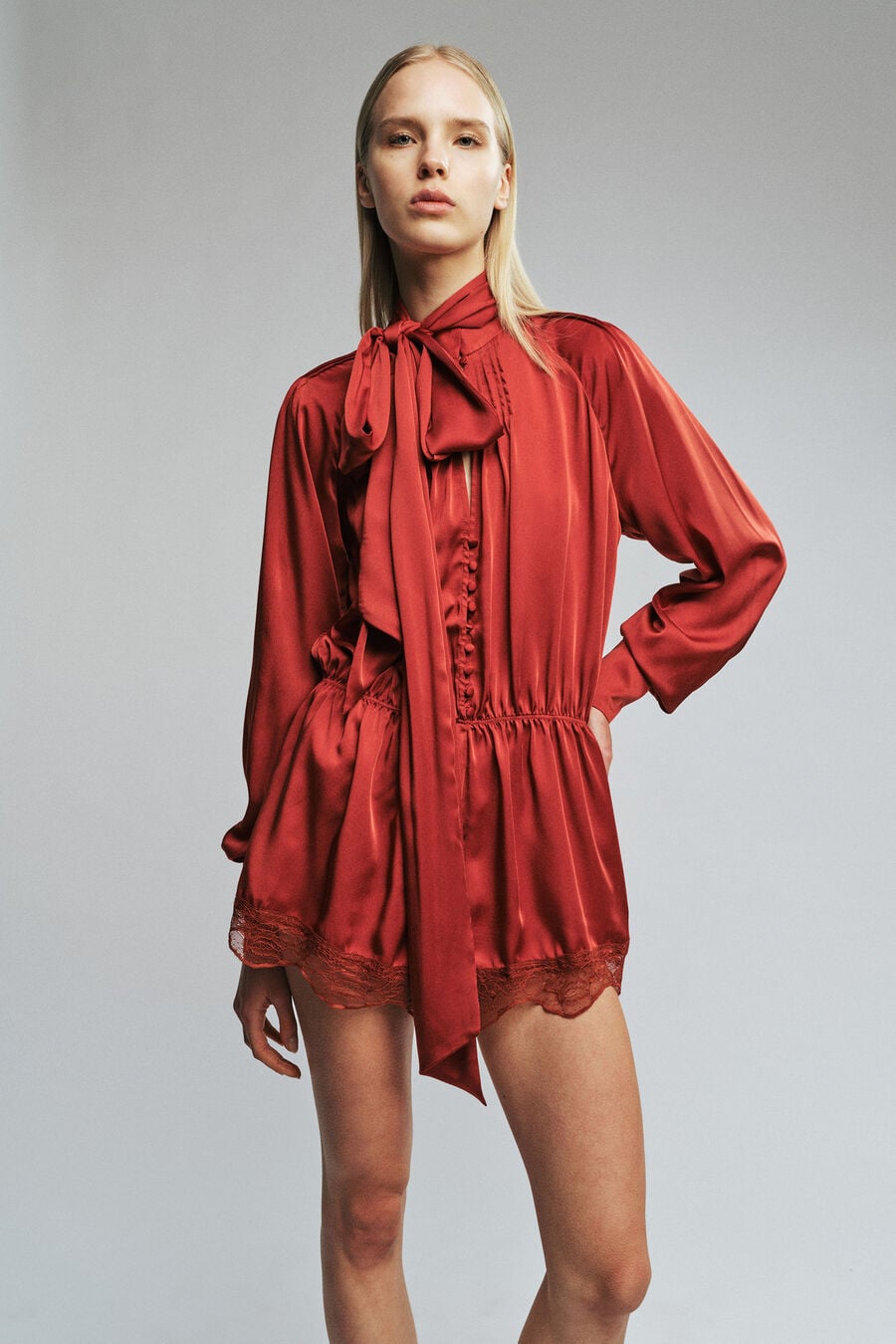Petra Long Sleeve Playsuit