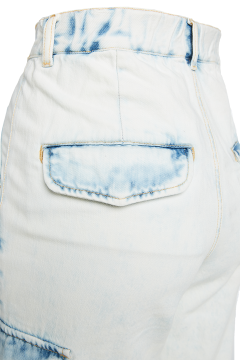 SUPER BLEACH CARGO JEAN in colour PLEIN AIR