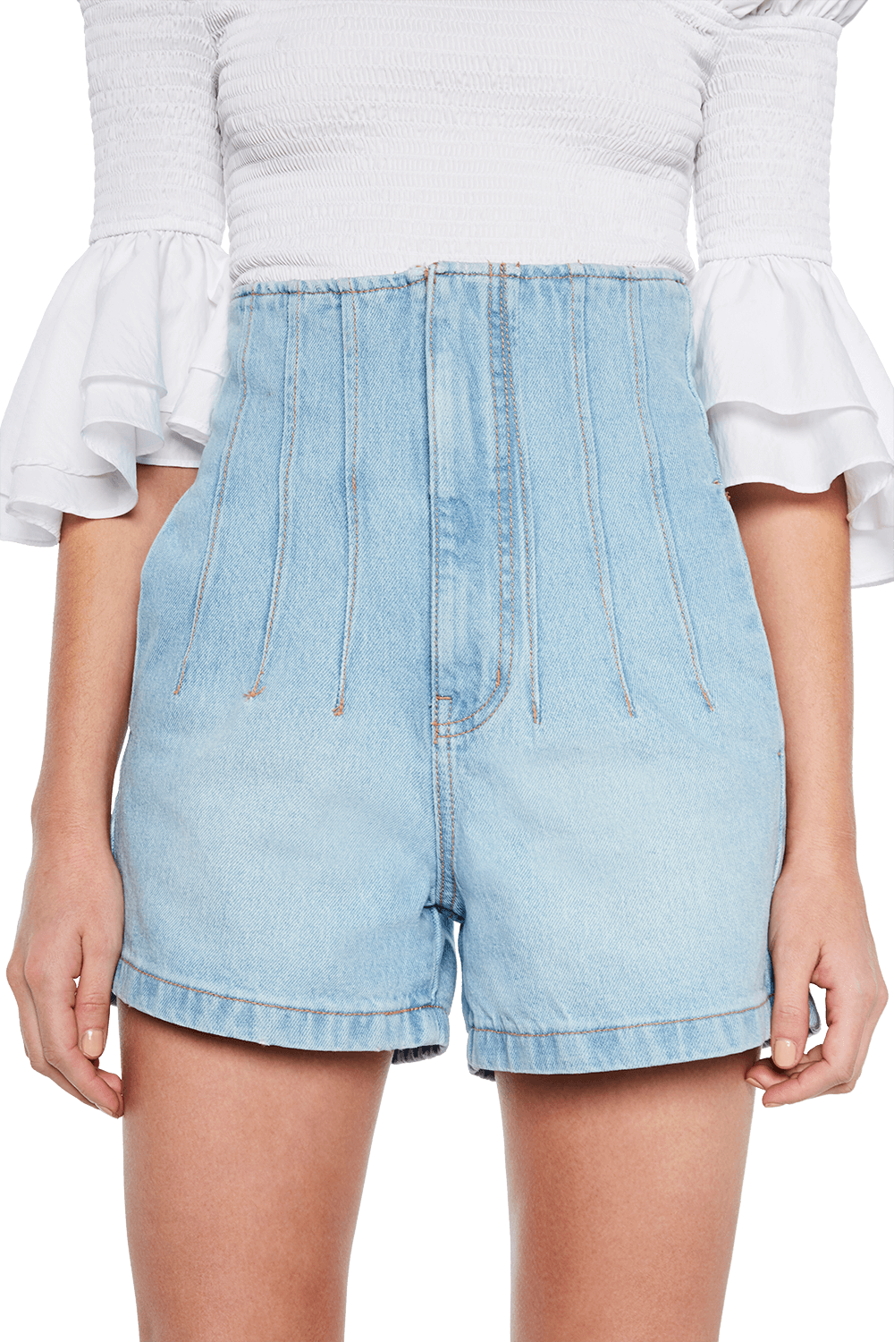 Ladies denim shorts size on sale 14