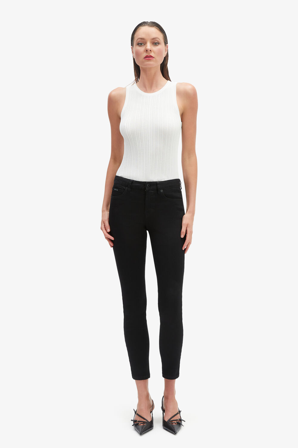 KATE HIPSTER JEAN in colour JET BLACK
