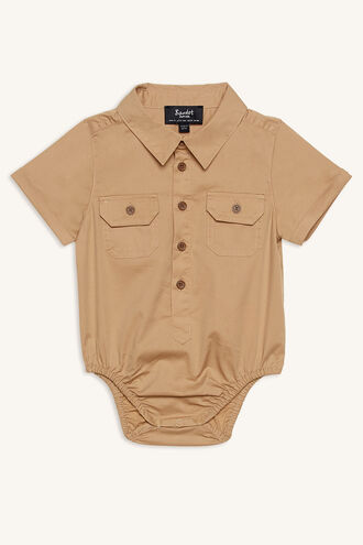 UTILITY SHIRT GROW in colour TANNIN