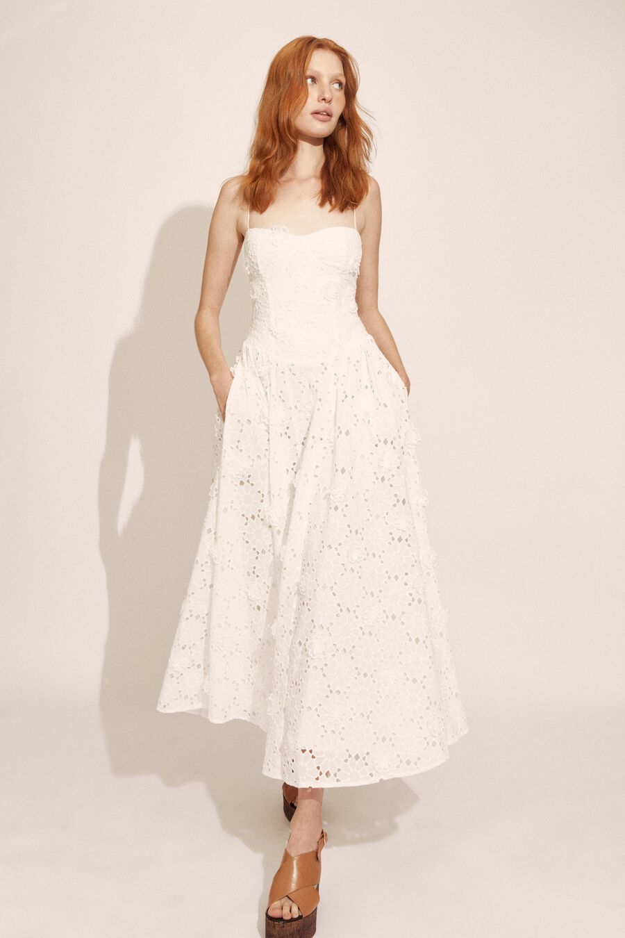 Estie Broderie Maxi Dress