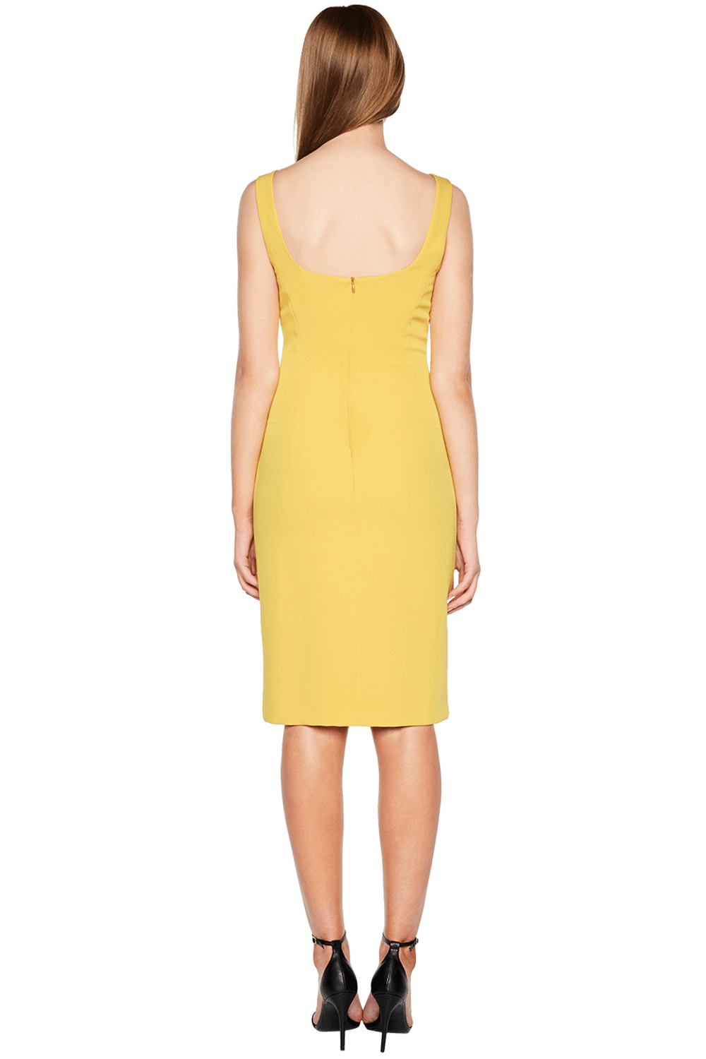 Leila Dress in Mustard | Bardot