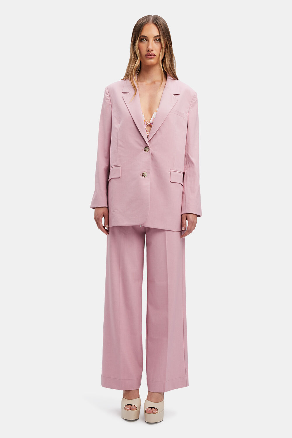 MIRABELLA CLASSIC BLAZER in colour MELLOW ROSE
