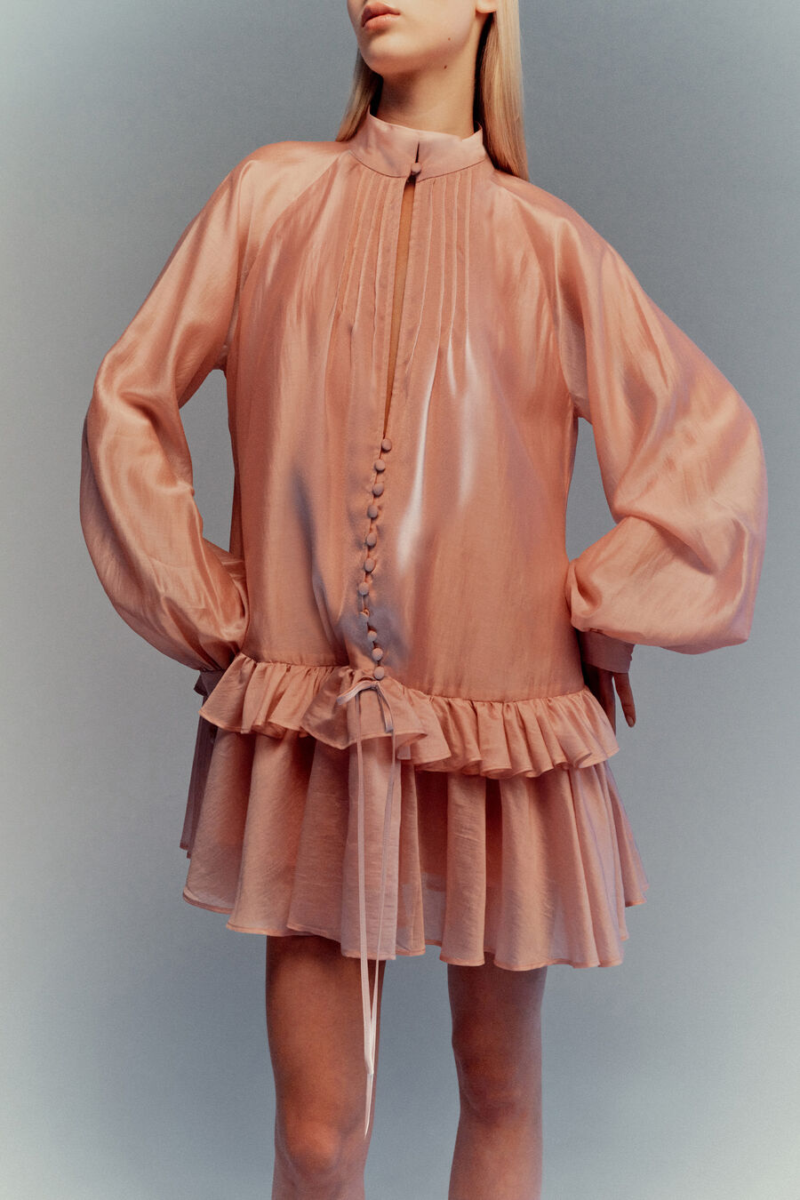 Carmela Long Sleeve Mini Dress