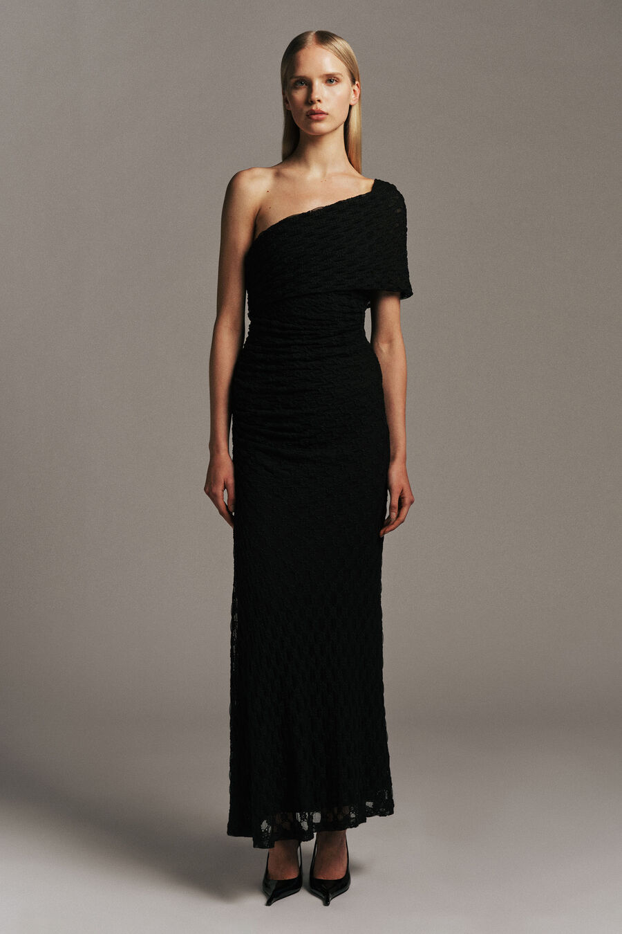 Calia Stretch Lace Maxi Dress