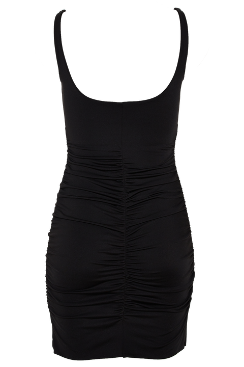 KARIN DRESS in colour CAVIAR