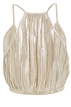 DISCO CAMI in colour WHITE SWAN