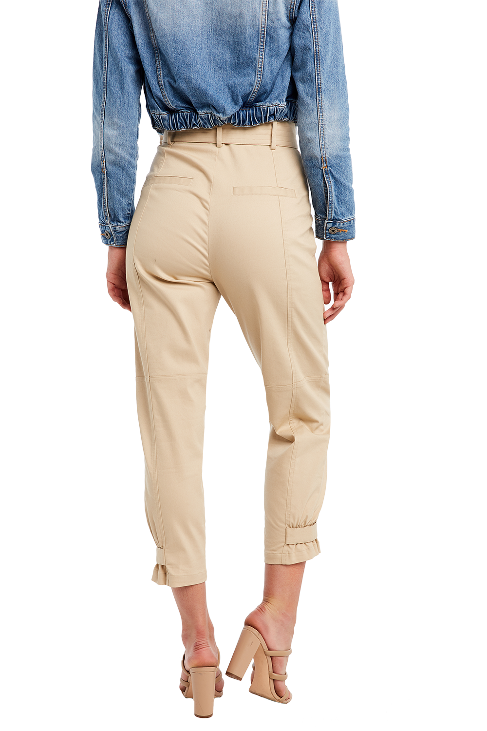 belt pants for ladies