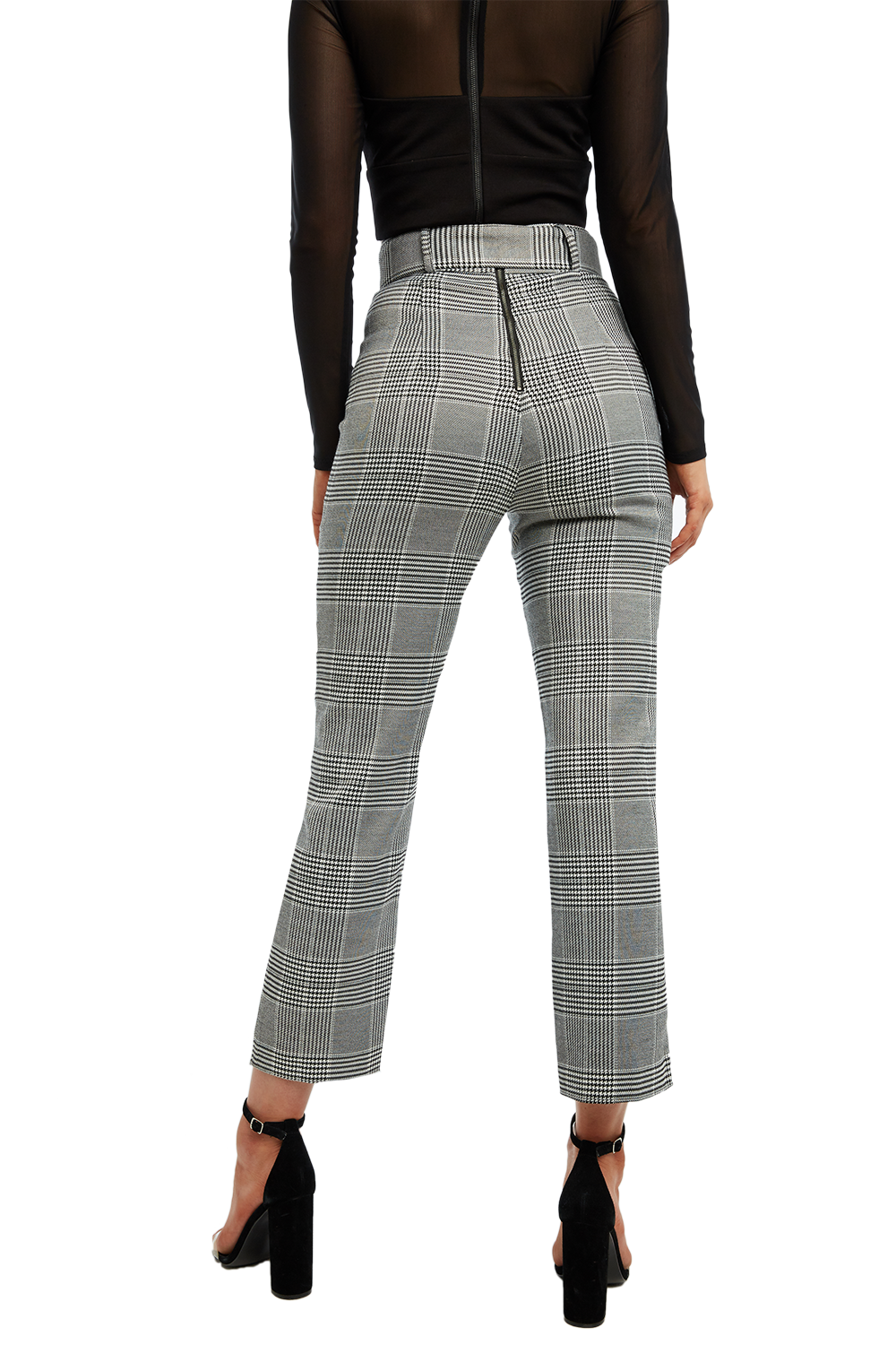 blue check pant coat