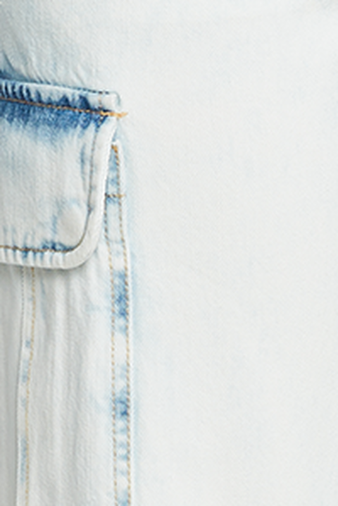 SUPER BLEACH CARGO JEAN in colour PLEIN AIR