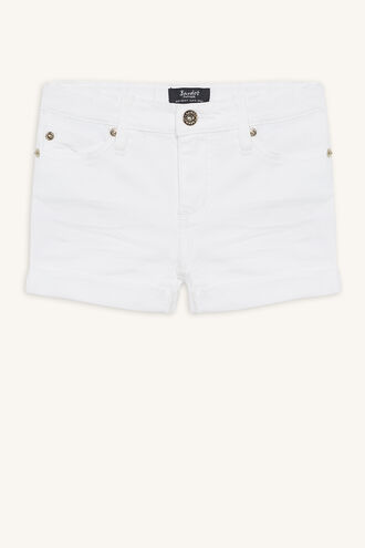 TORI DENIM SHORT in colour SNOW WHITE