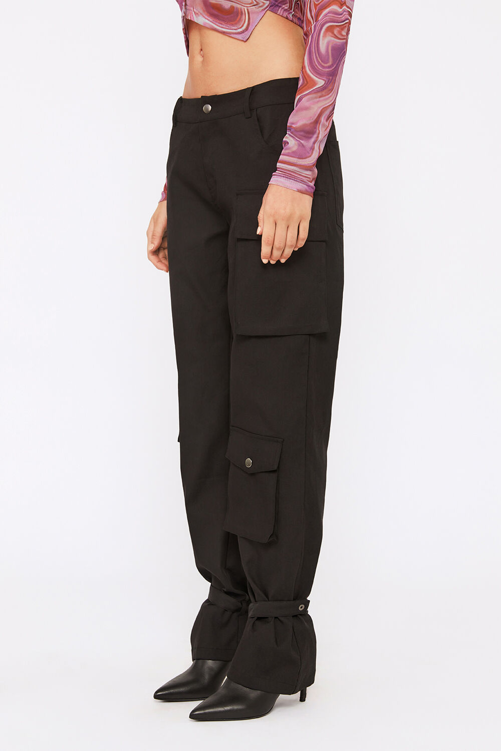 CHARLIE CARGO PANT in colour CAVIAR