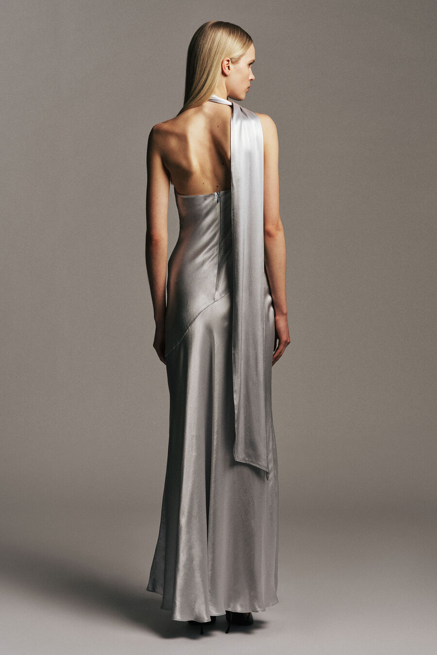 Mina Necktie Maxi Dress