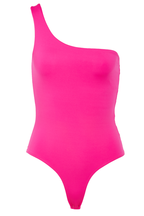 MELANIE BODYSUIT in colour SHOCKING PINK