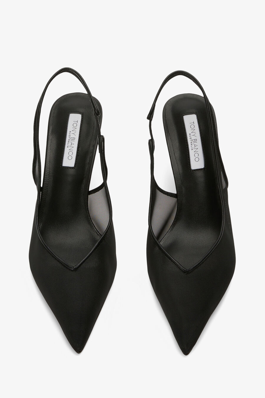 Tony Bianco Breeze Black Nylon Heels BLACK Tony Bianco Breeze Black Nylon Heels