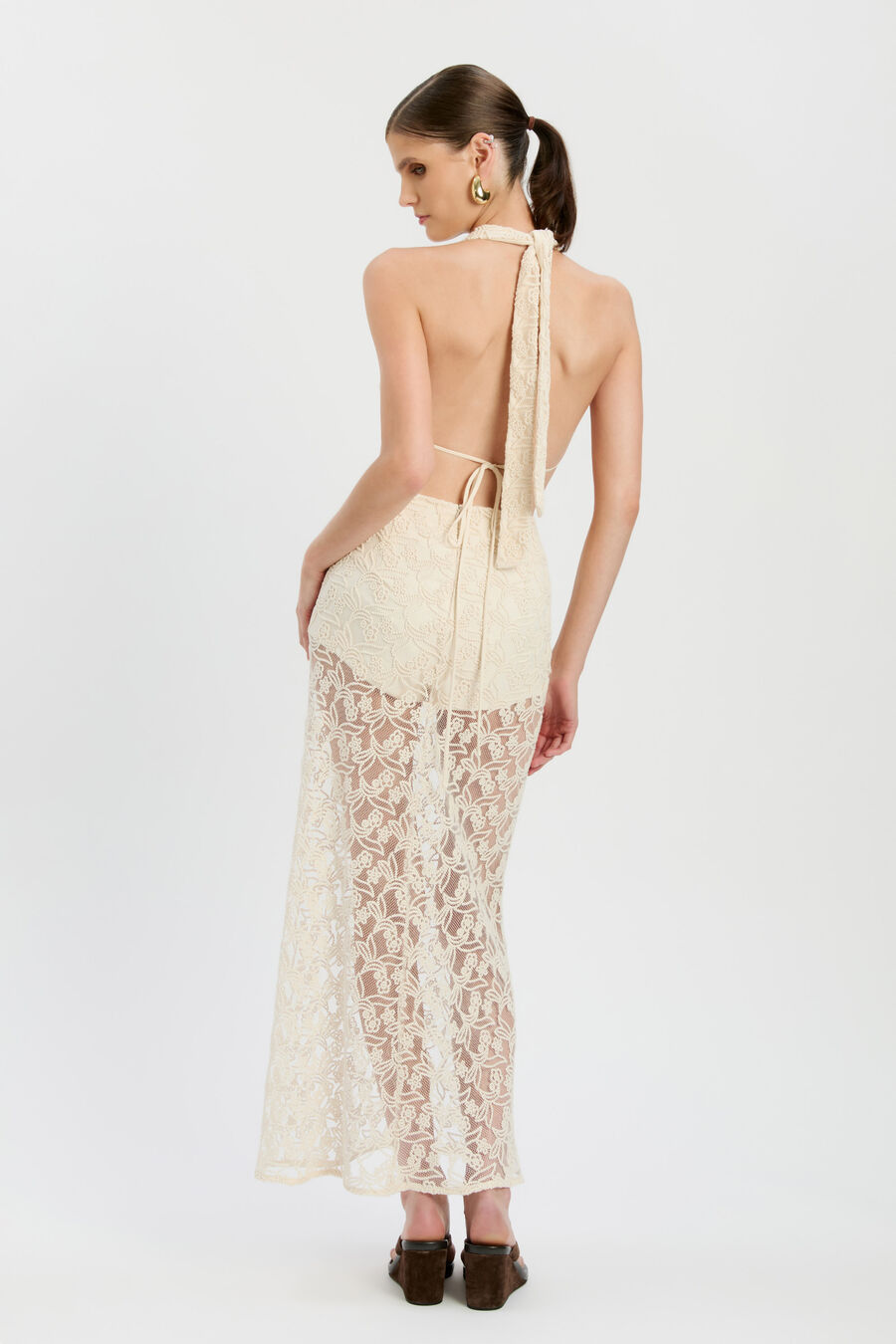 Venetia Sheer Midi Skirt