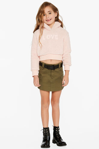 LOVE FLUFFY SWEAT in colour PRIMROSE PINK