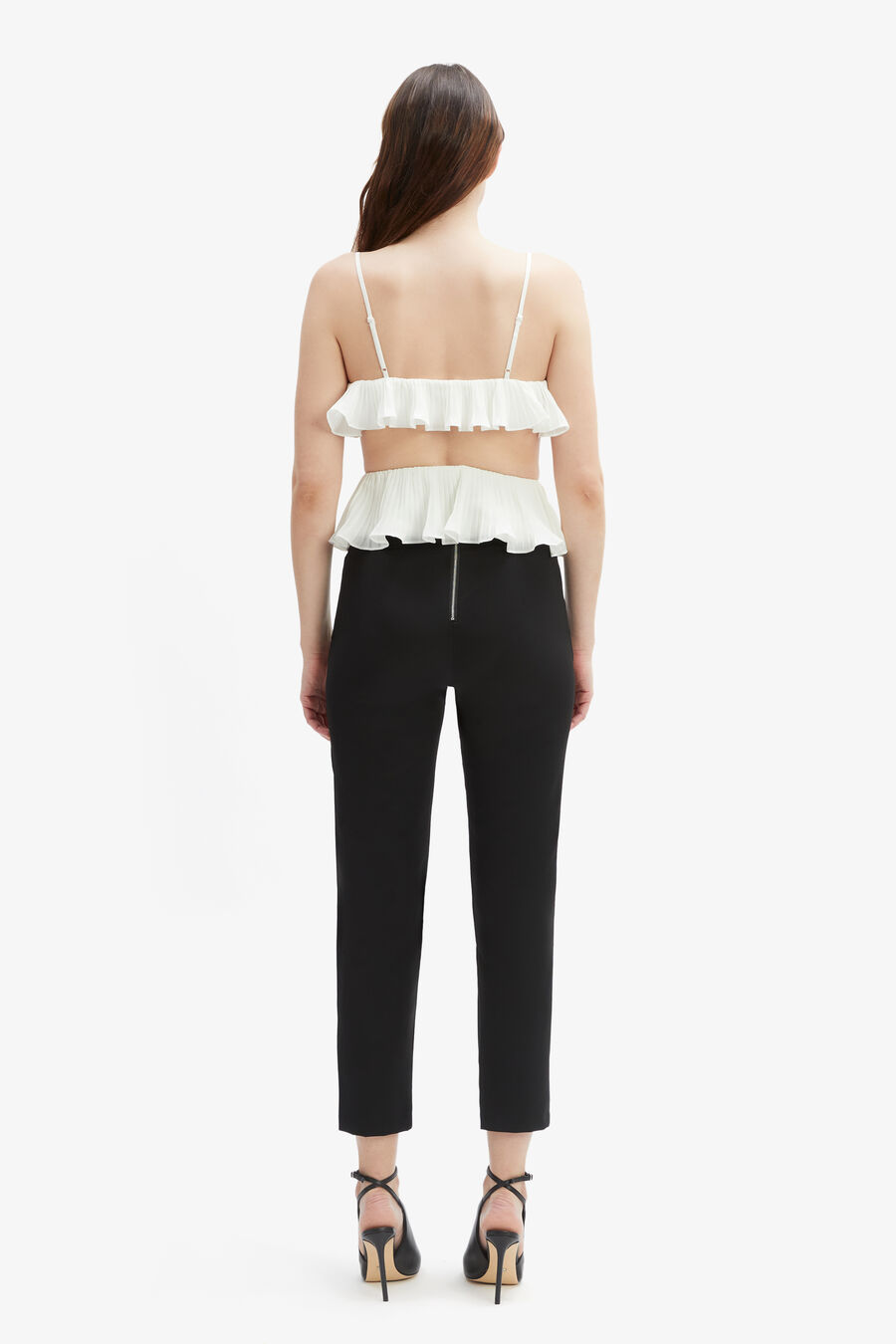 Ilara Pleated Cut Out Top