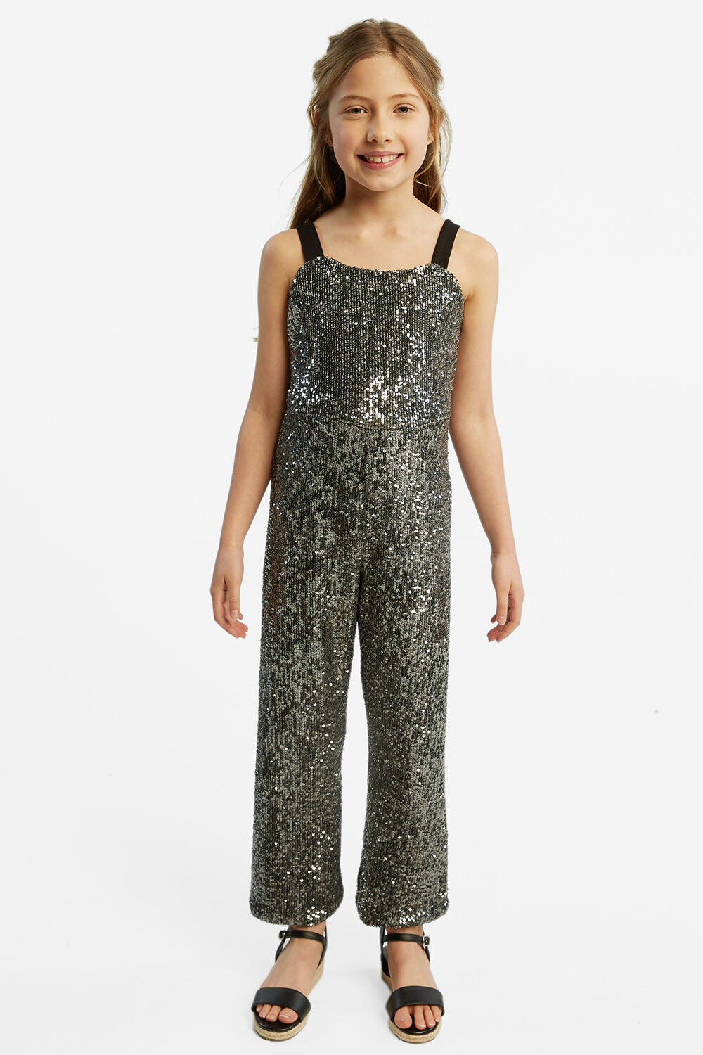 girls sparkly jumpsuit