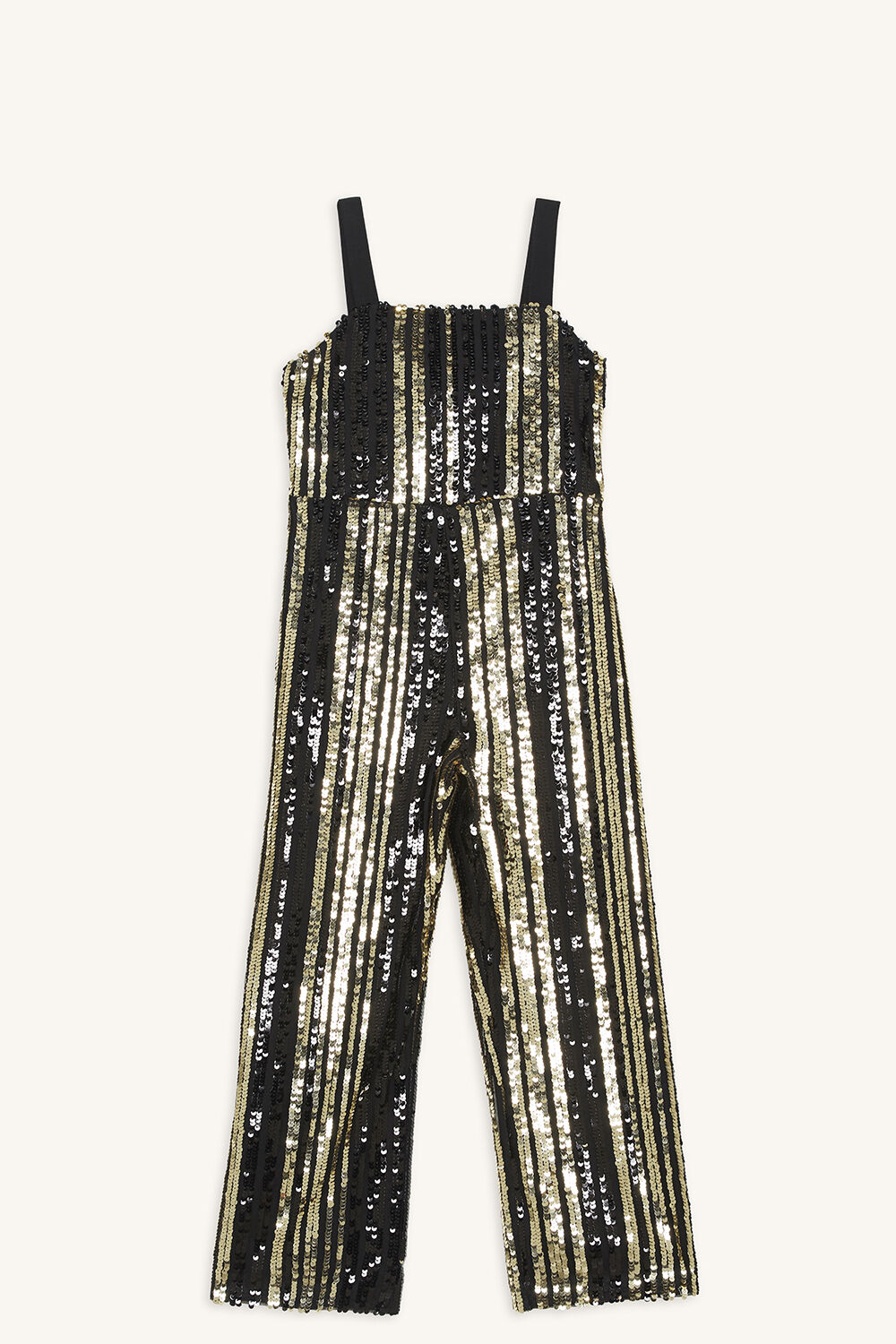 Illy Sequin Jumpsuit in Black Bardot Junior