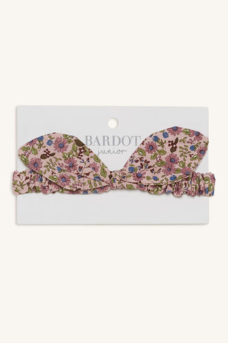 GEMMA BOW HEADBAND in colour BRIGHT WHITE