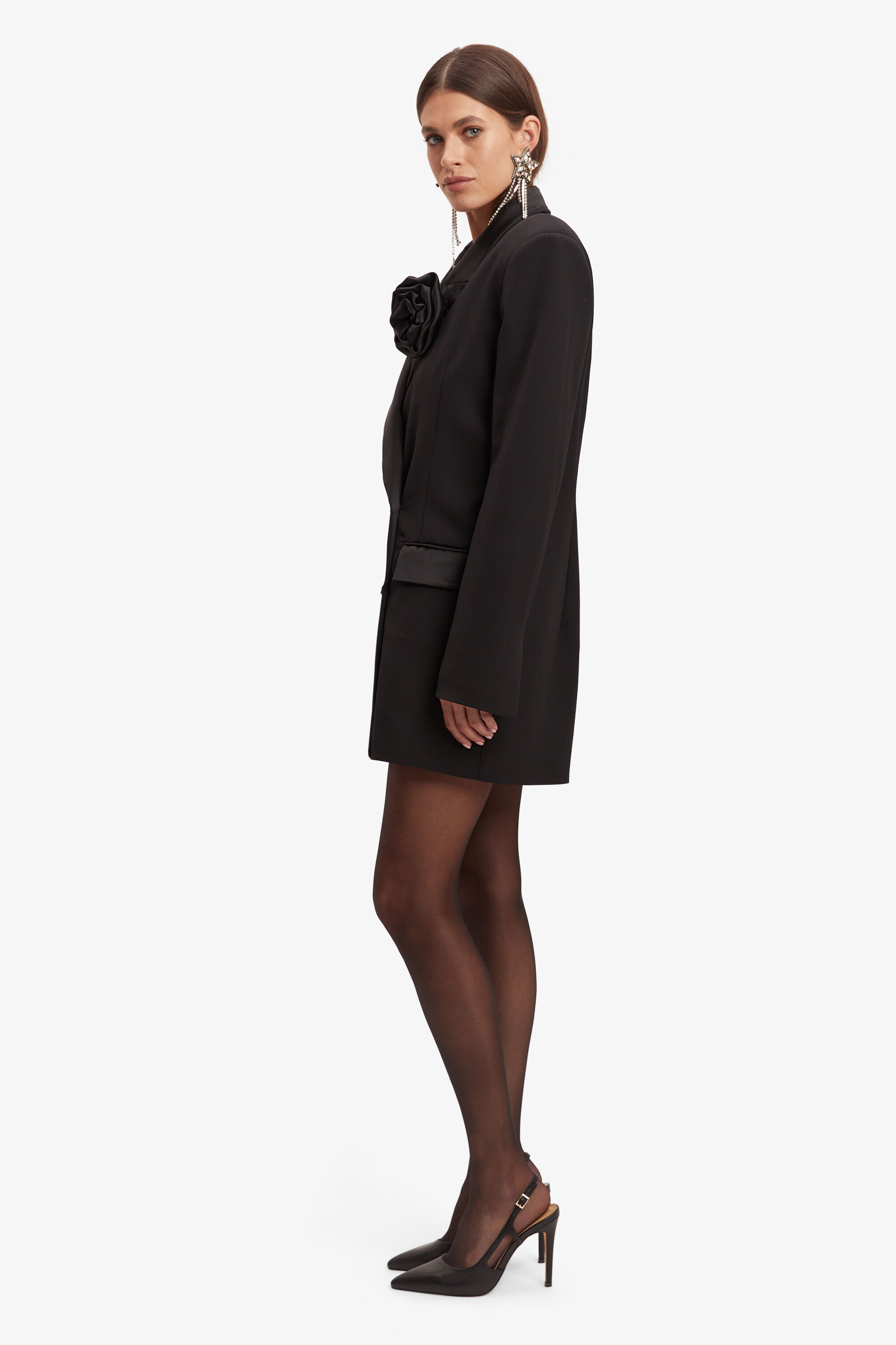Tuxedo discount dress bardot