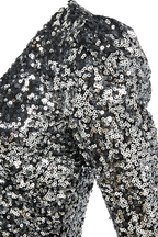 SEQUIN SPARKLE DRESS in colour LUNAR ROCK