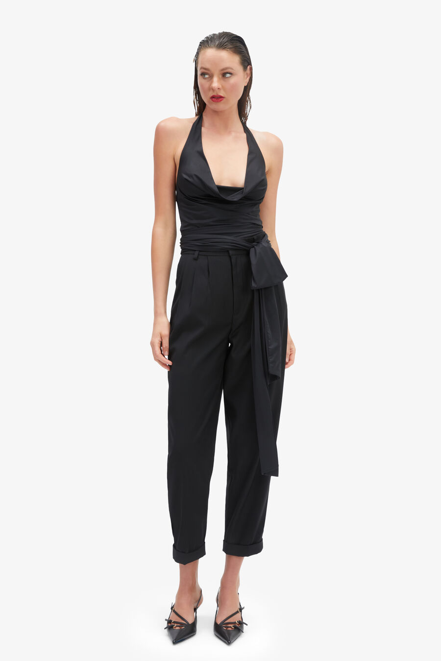 Francine Cowl Neck Top