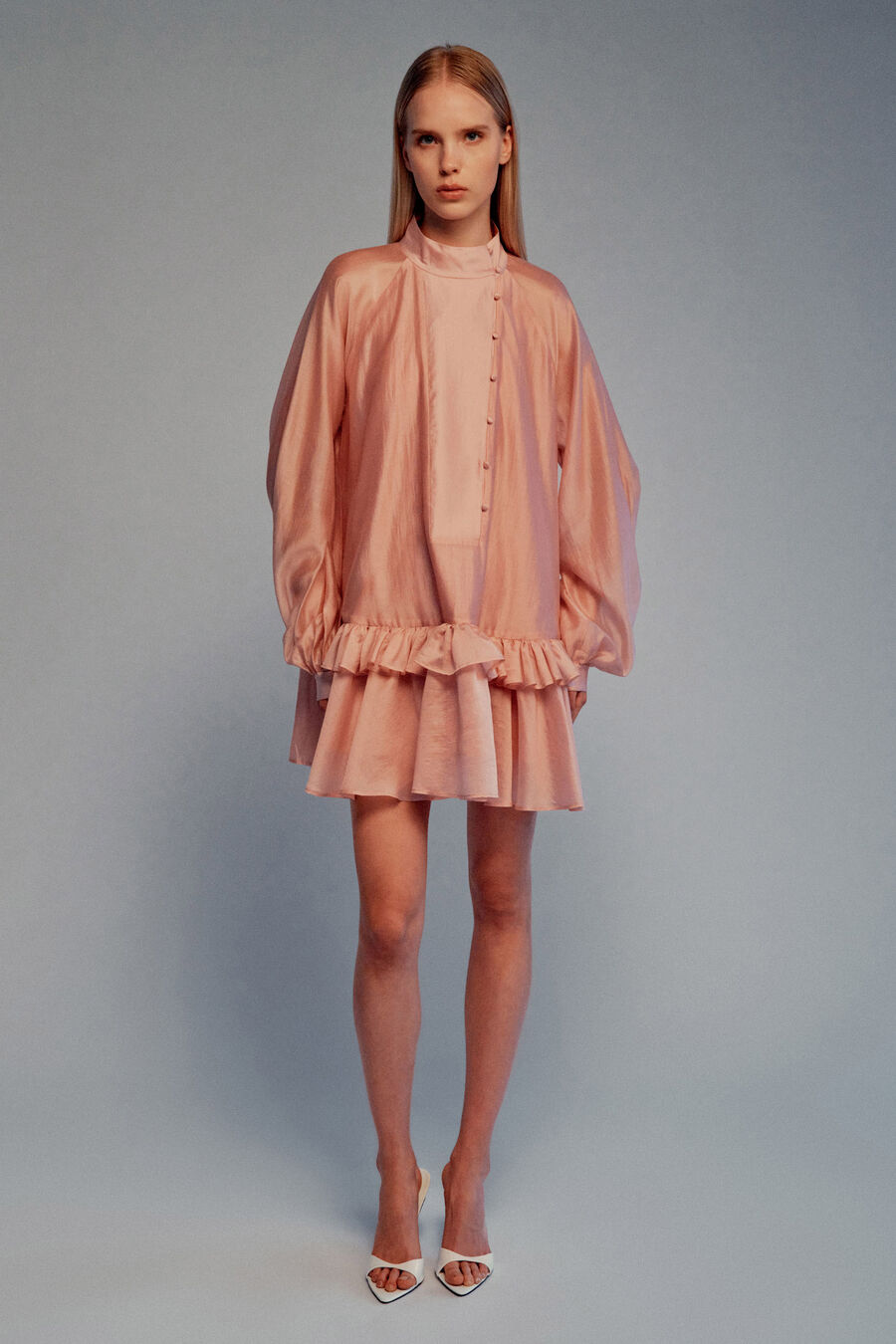 Carmela Long Sleeve Mini Dress