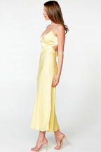 MALINDA SLIP DRESS in colour LIMELIGHT
