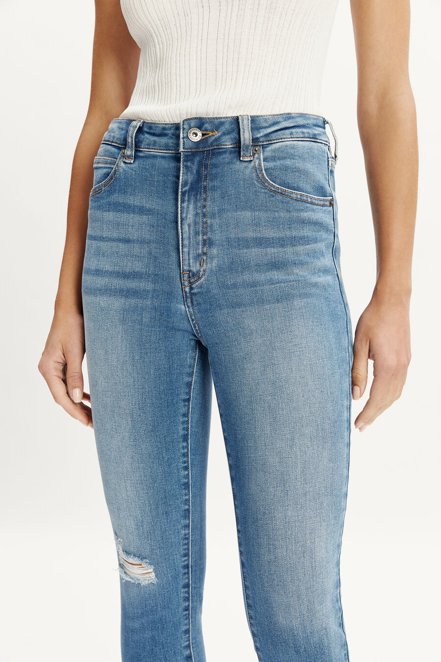 Khloe Hi Crop Jeans Ⅱ