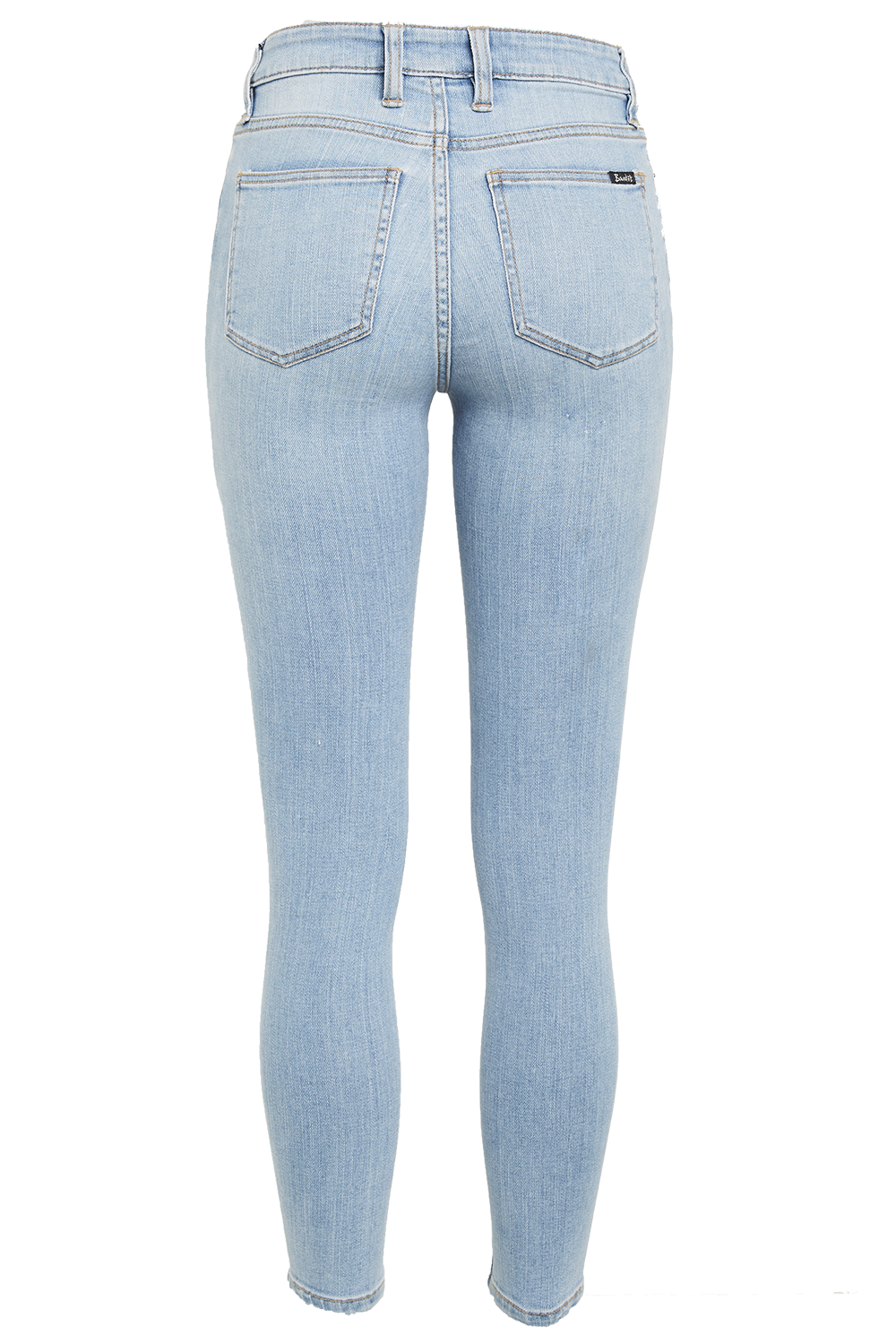 KHLOE HI CROP JEAN in colour DREAM BLUE