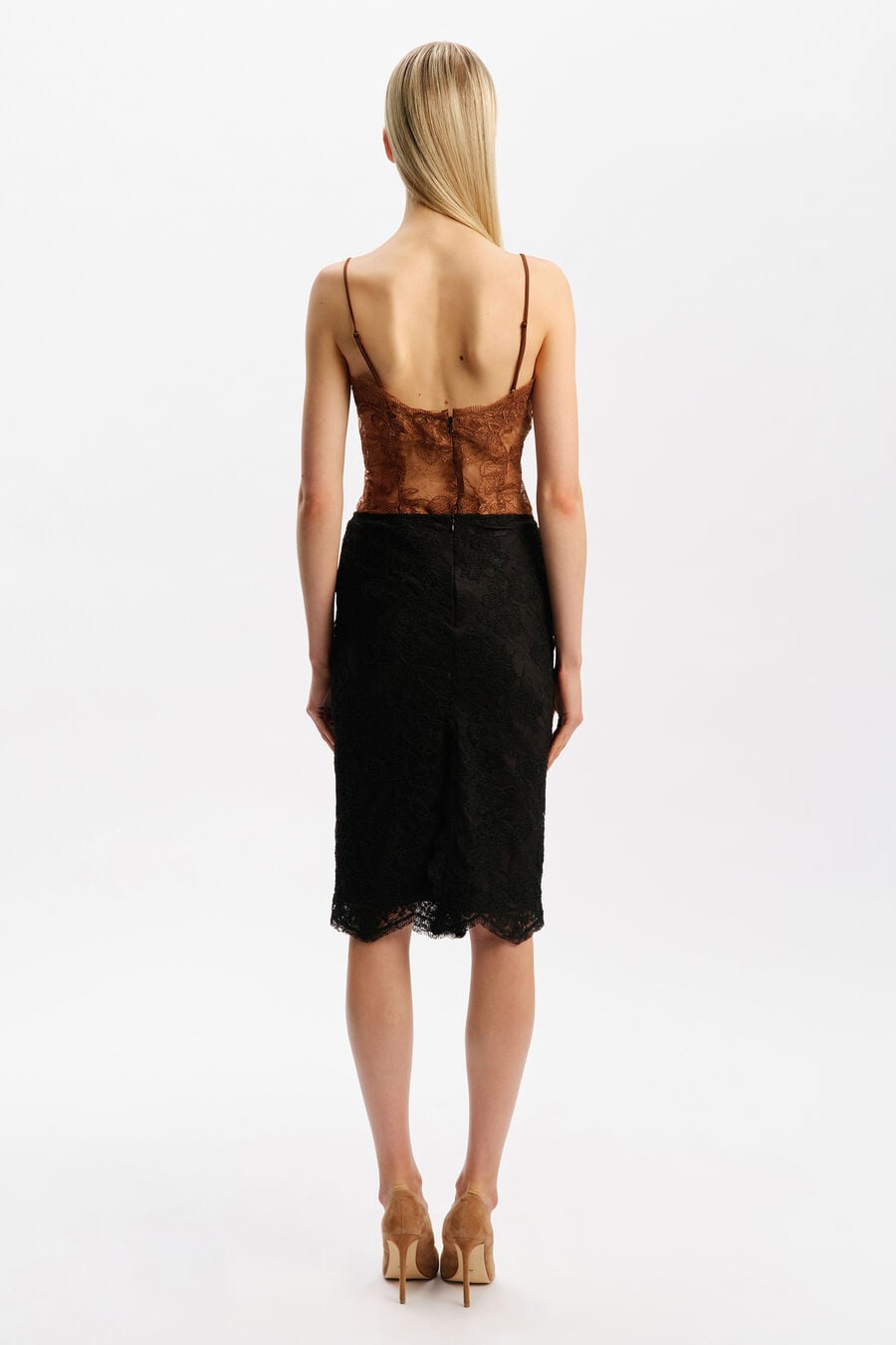 Andrina Lace Midi Skirt