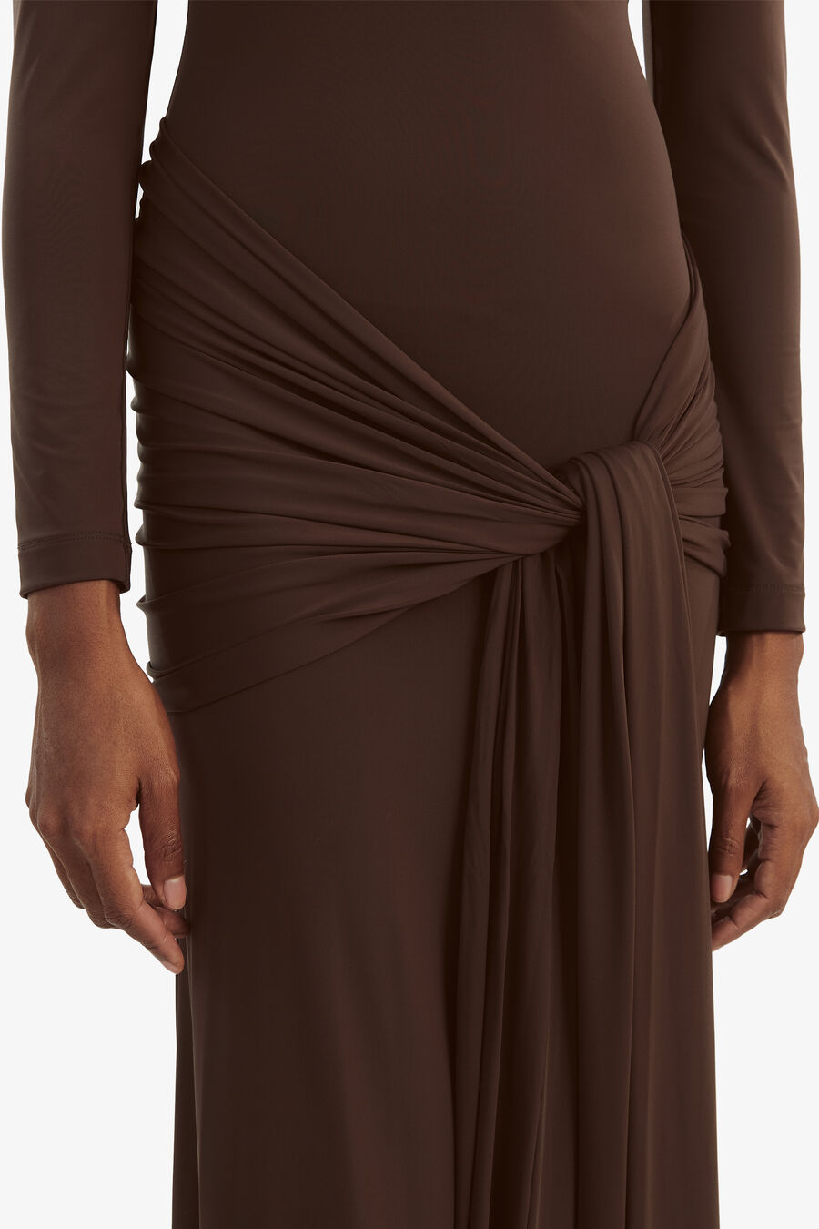 Alix Maxi Tie Front Dress