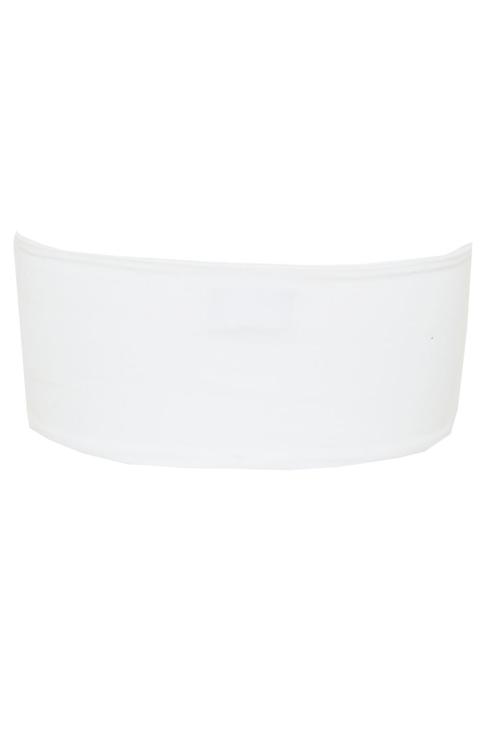 BOOB TUBE TOP in colour BRIGHT WHITE