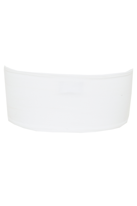 BOOB TUBE TOP in colour BRIGHT WHITE