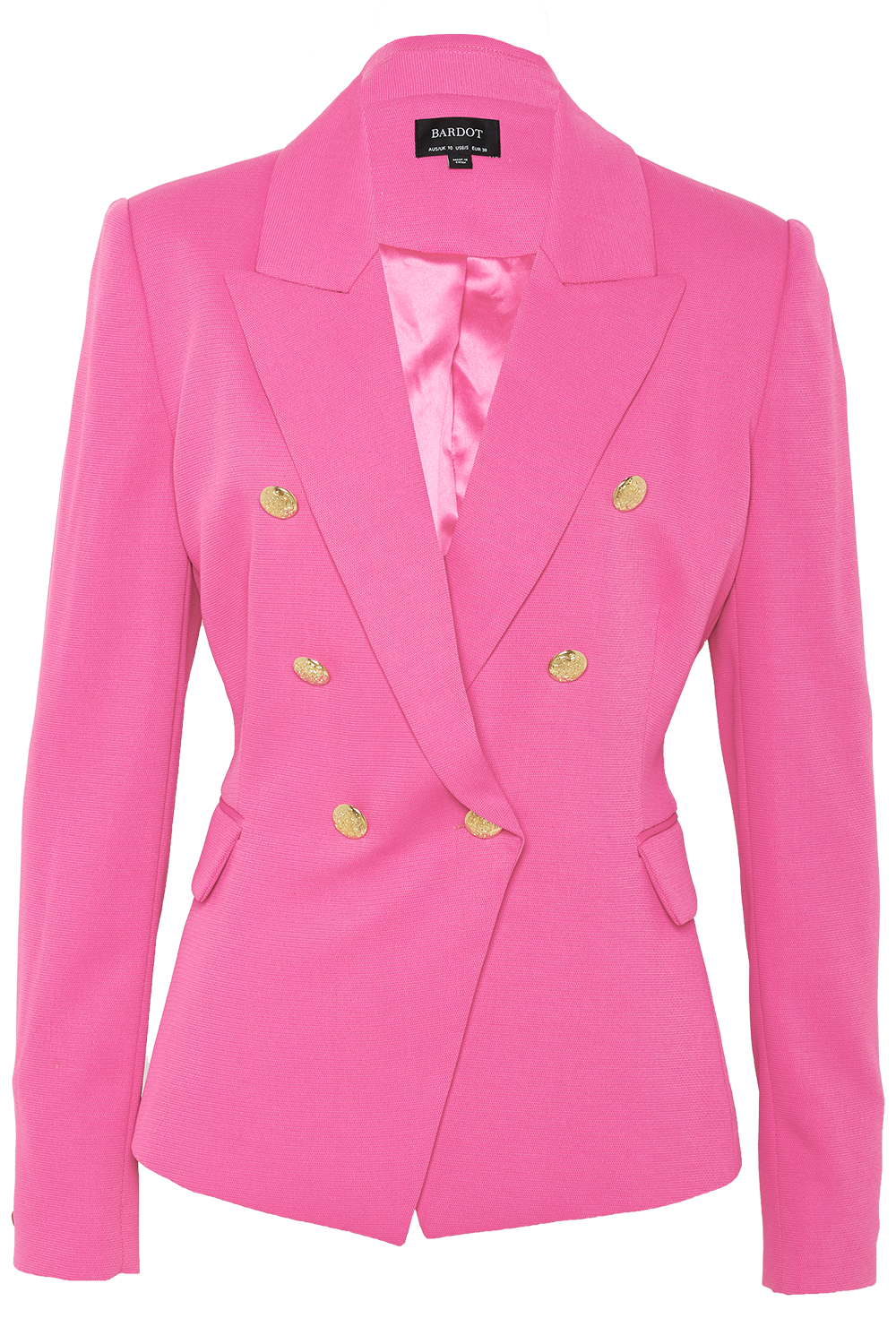 Oxford Blazer in Pink Shock | Bardot