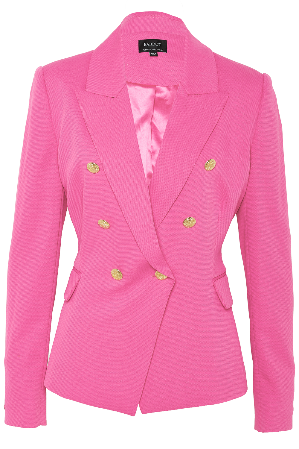 Oxford Blazer in Pink Shock Bardot