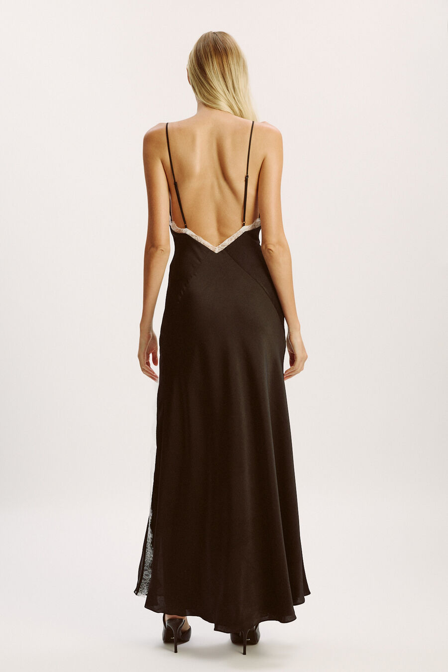 Orada Lace Detail Maxi Dress